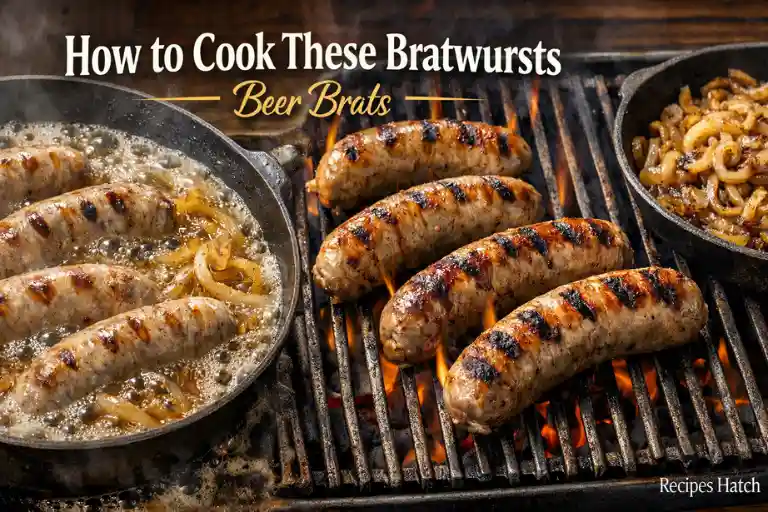 How to Cook These Bratwursts