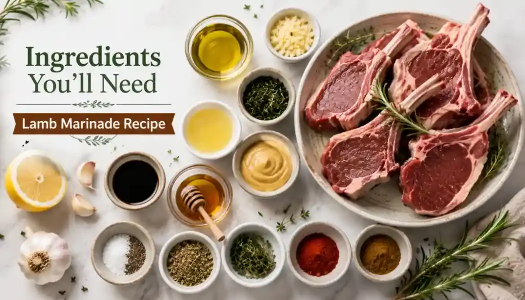 Ingredients You'll Need_ Lamb Marinade Recipe