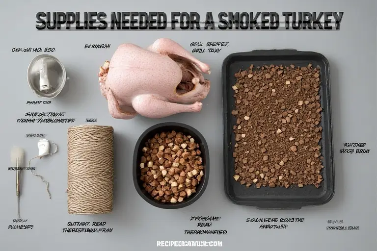 Supplies Needed for a Smoked Turkey