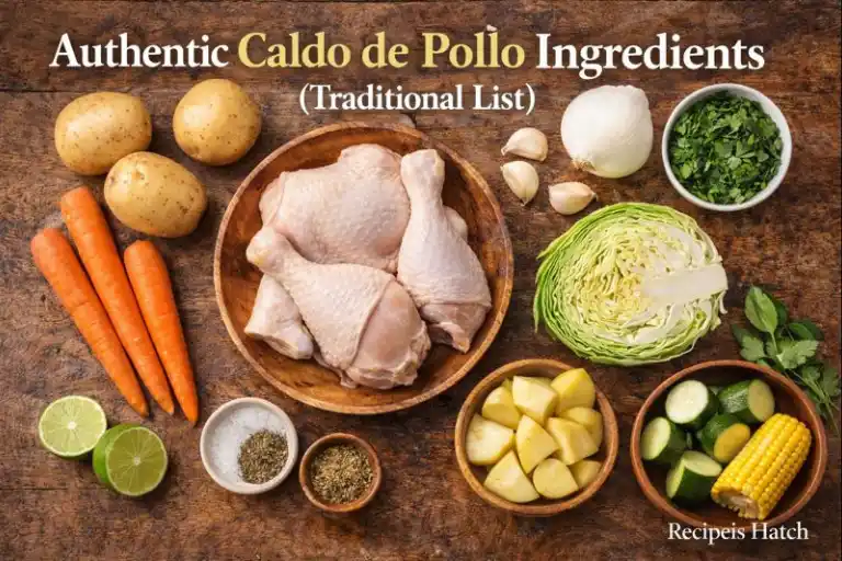 Authentic Caldo de Pollo Ingredients