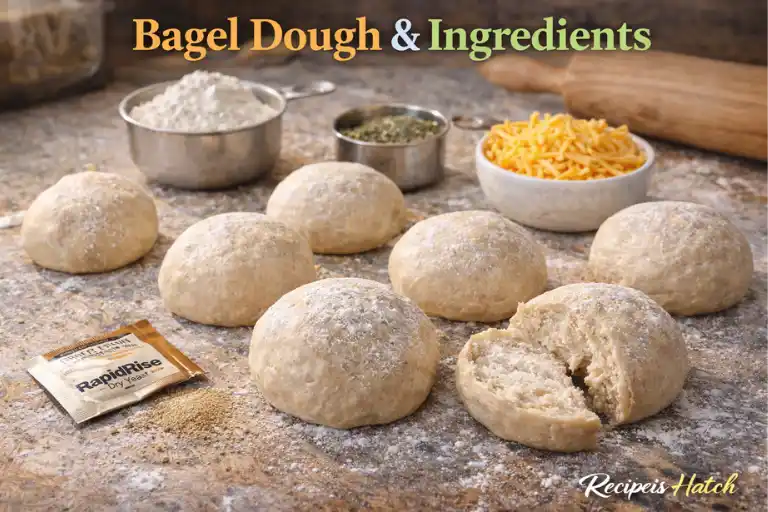 Bagel Dough & Ingredients