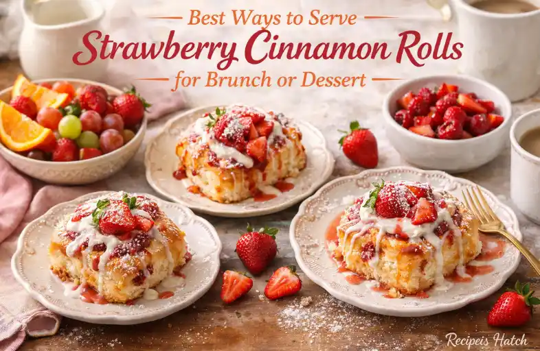 Best Ways to Serve Strawberry Cinnamon Rolls for Brunch or Dessert