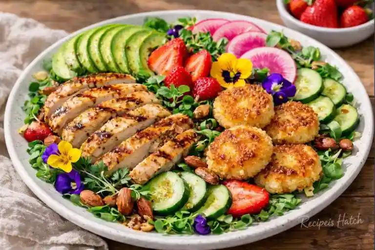 Grilled Chicken & Goat Cheese Close-Up