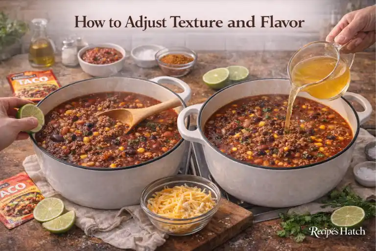 How to Adjust Texture and Flavor