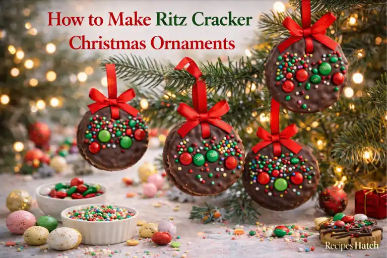 How to Make Ritz Cracker Christmas Ornaments