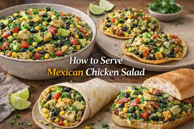 How to Serve Mexican Chicken Salad