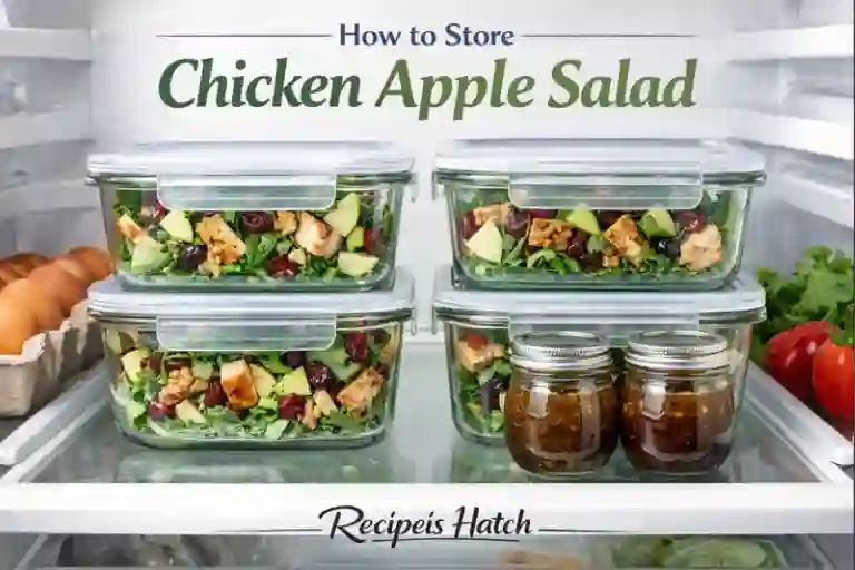 How to Store Chicken Apple Salad