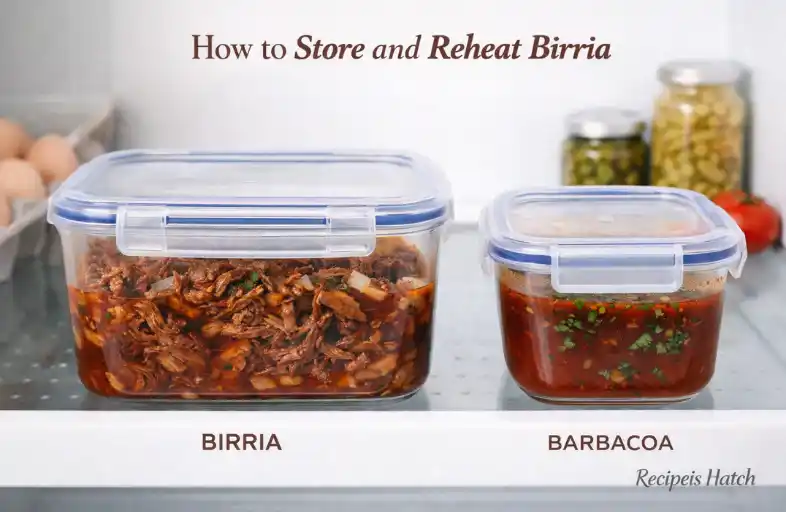 How to Store and Reheat Birria