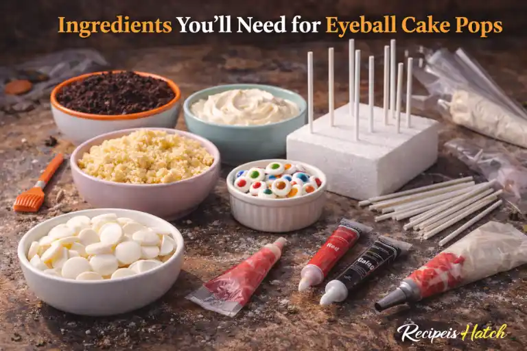 Ingredients You’ll Need for Eyeball Cake Pops