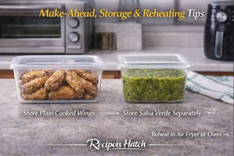Make-Ahead, Storage & Reheating Tips