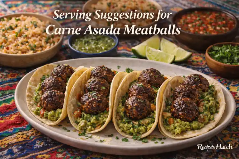 Serving Suggestions for Carne Asada