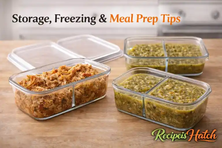 Storage, Freezing & Meal Prep Tips