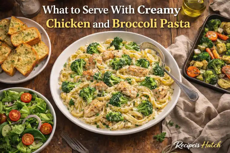 What to Serve With Creamy Chicken and Broccoli Pasta
