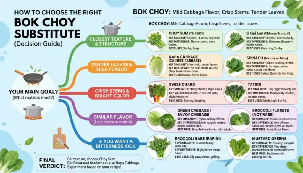 How to Choose the Right Bok Choy Substitute (Decision Guide)