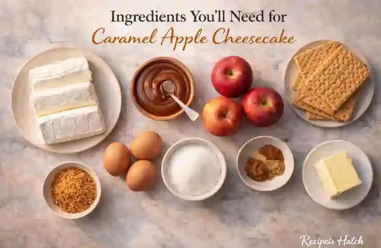 Ingredients You’ll Need for Caramel Apple Cheesecake