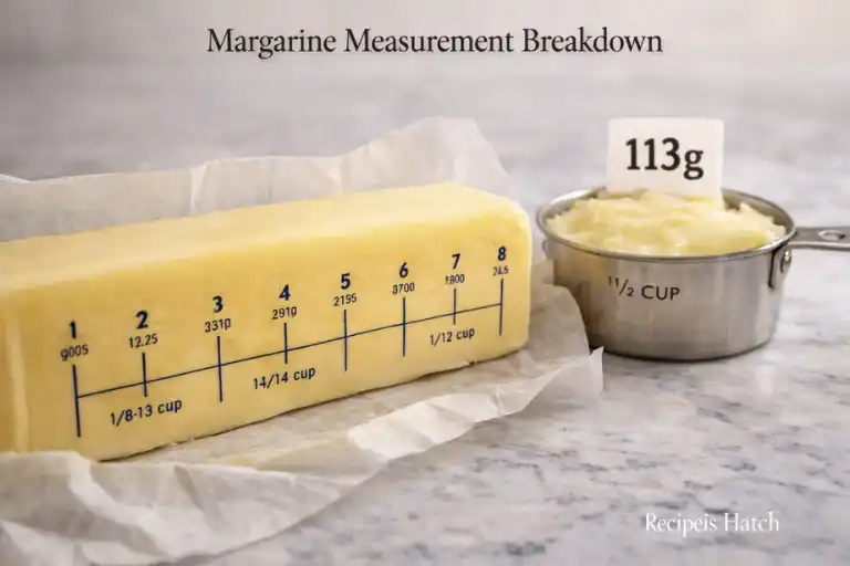 Margarine Measurement Breakdown