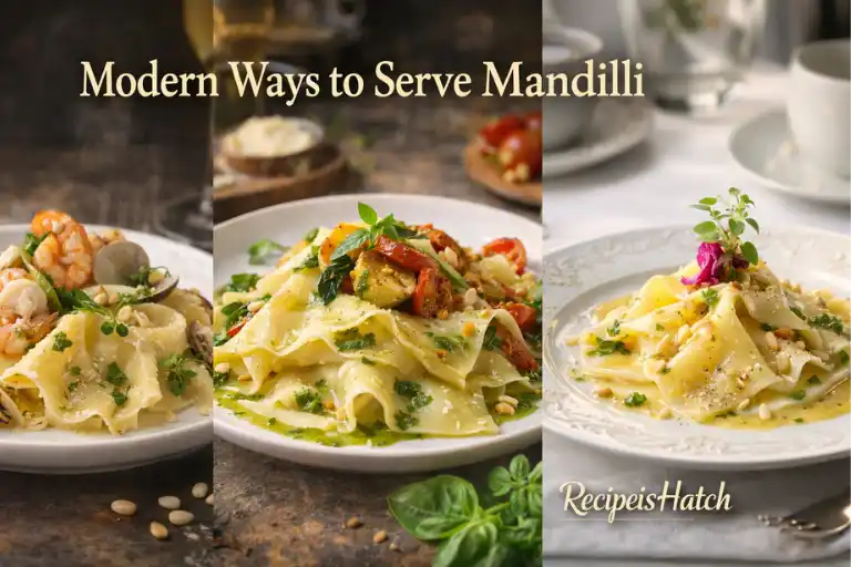 Modern Ways to Serve Mandilli