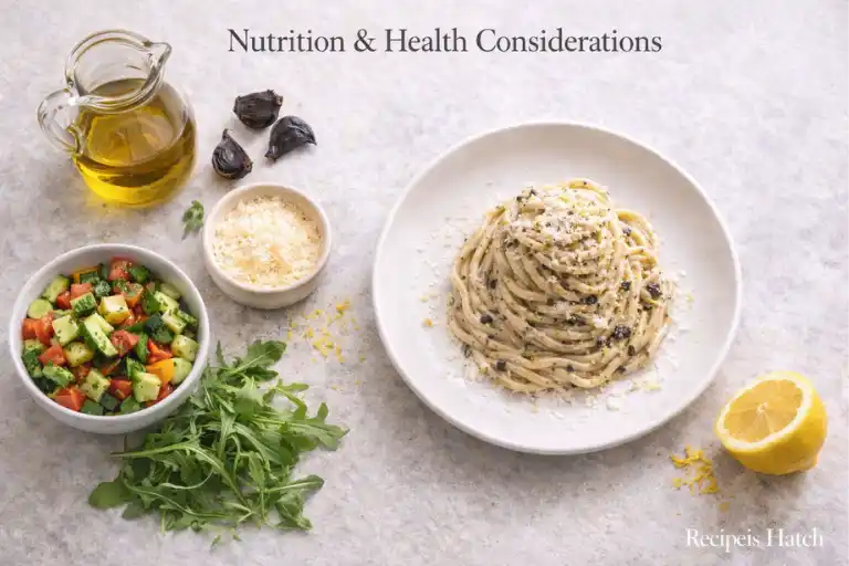 Nutrition & Health Considerations