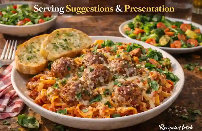 Serving Suggestions & Presentation