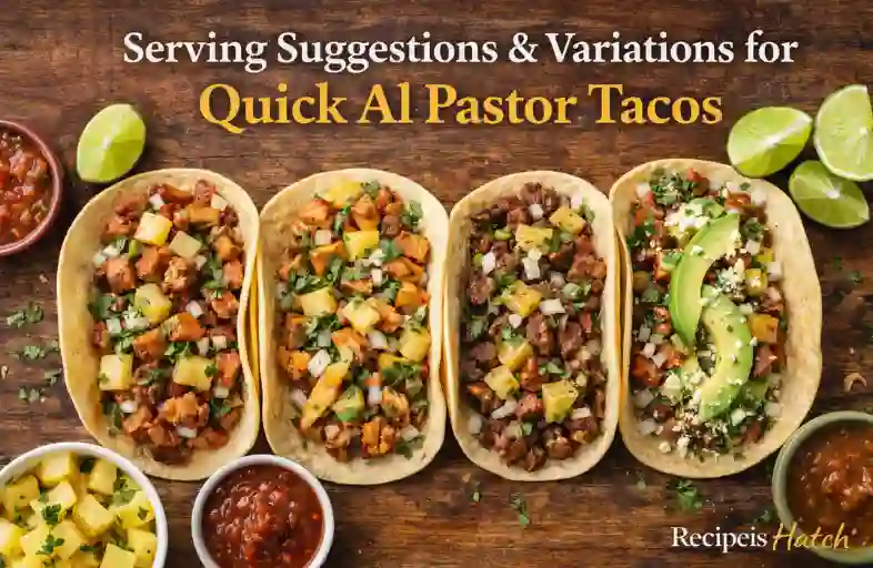 Serving Suggestions & Variations for Quick Al Pastor Tacos