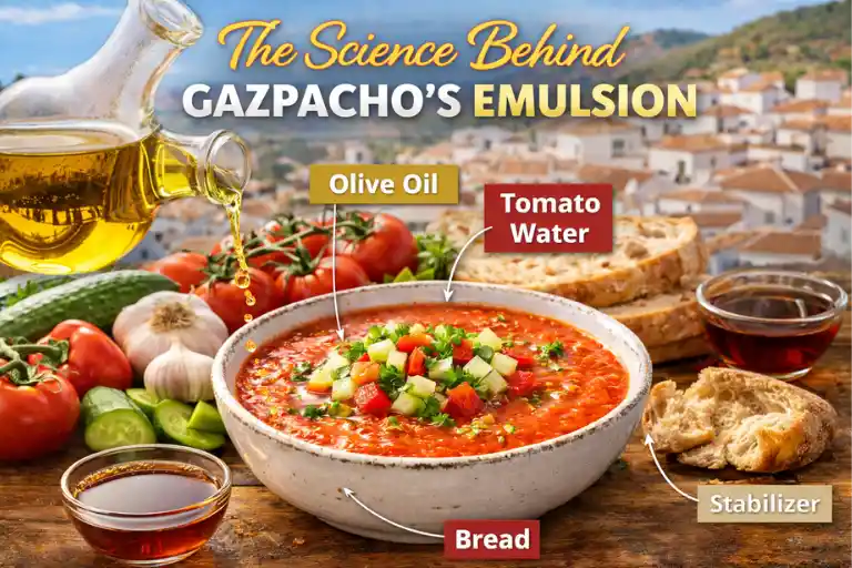 The Science Behind Gazpacho’s Emulsion