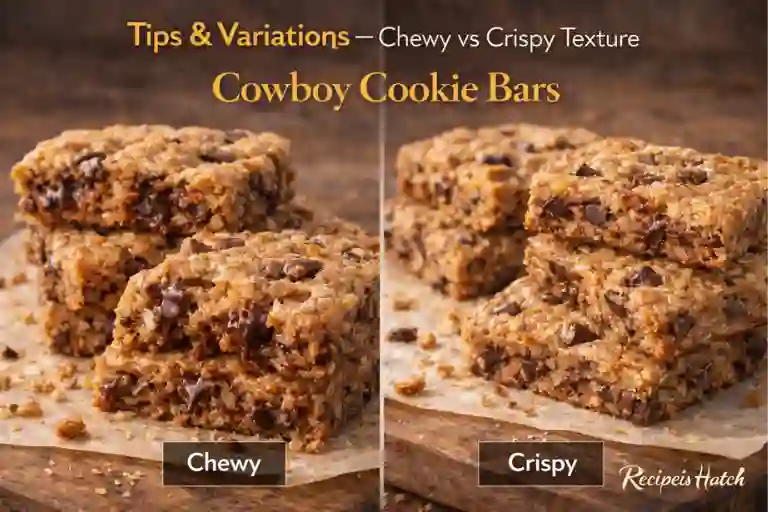 Tips & Variations – Chewy vs Crispy Texture
