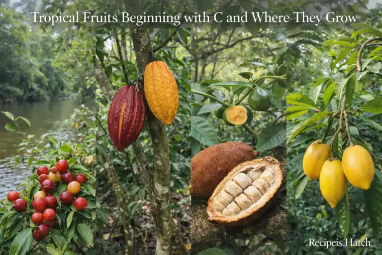 Tropical Fruits Beginning with C and Where They Grow