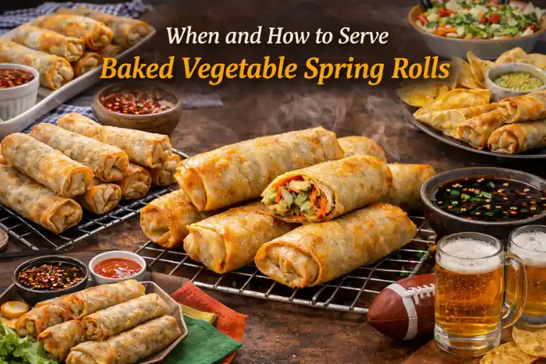 When and How to Serve Baked Vegetable Spring Rolls