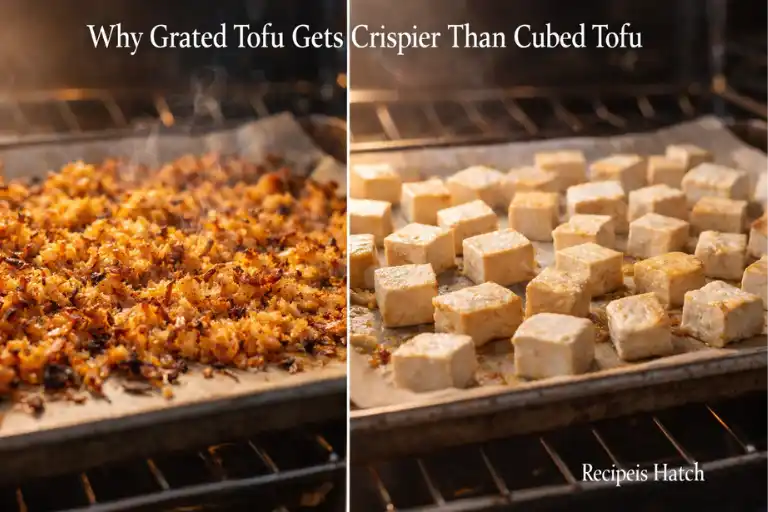 Why Grated Tofu Gets Crispier Than Cubed Tofu