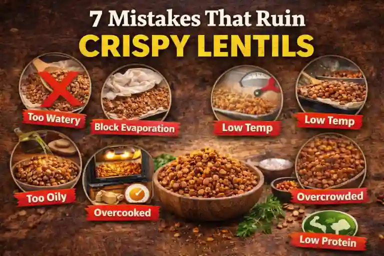 7 Mistakes That Ruin Crispy Lentils