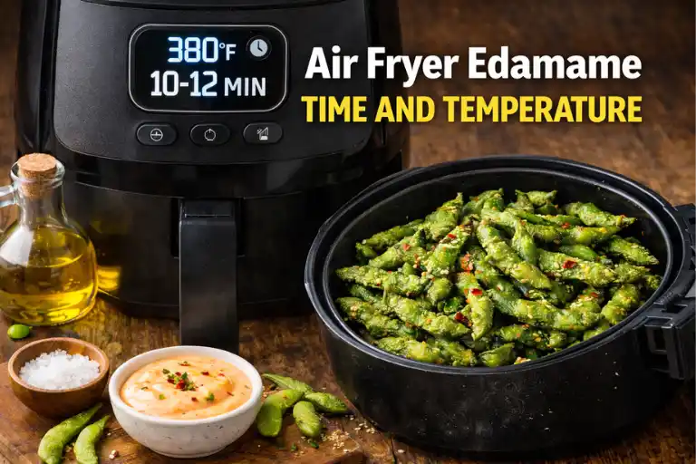Air Fryer Edamame Time and Temperature