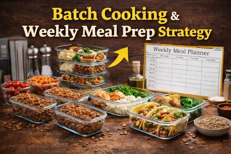 Batch Cooking & Weekly Meal Prep Strategy