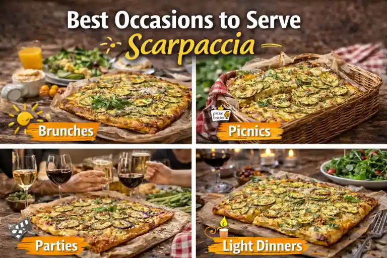 Best Occasions to Serve Scarpaccia
