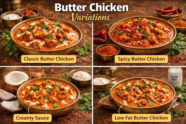 Butter Chicken Variations