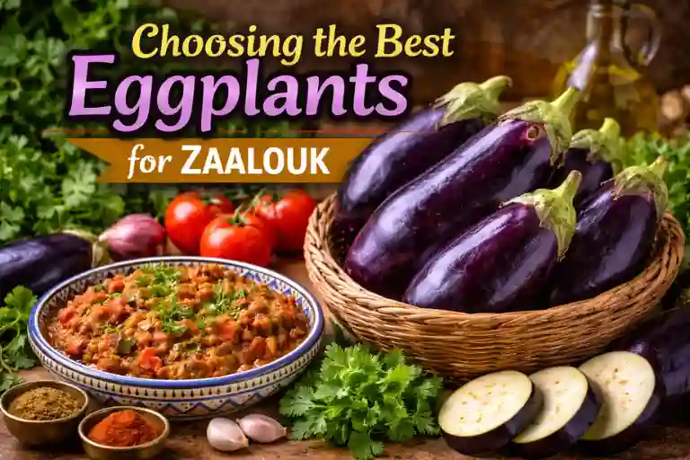 Choosing the Best Eggplants for Zaalouk