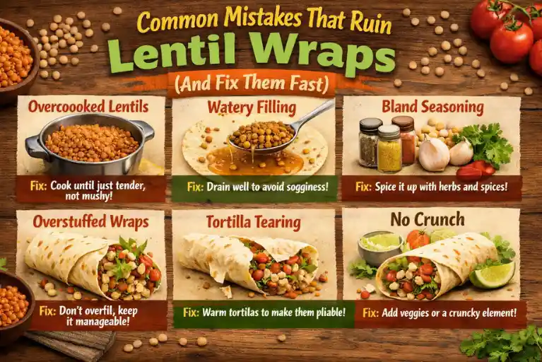 Common Mistakes That Ruin Lentil Wraps (And Fix Them Fast)