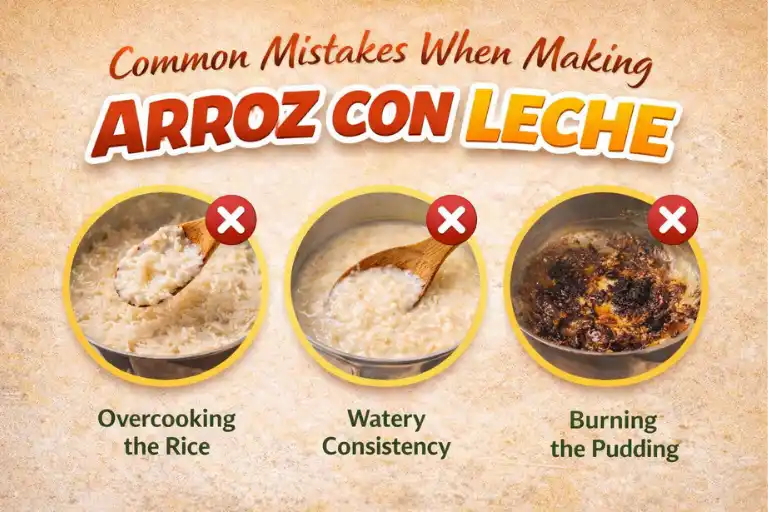 Common Mistakes When Making Arroz Con Leche