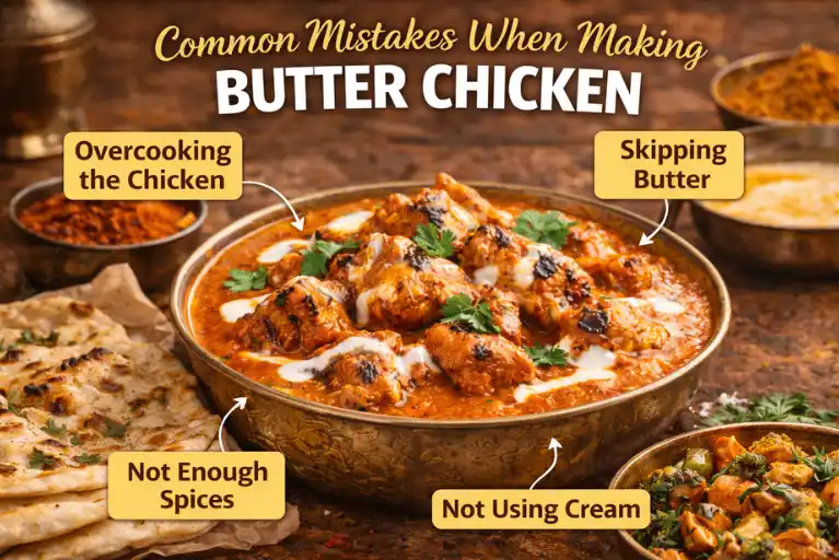 Common Mistakes When Making Butter Chicken