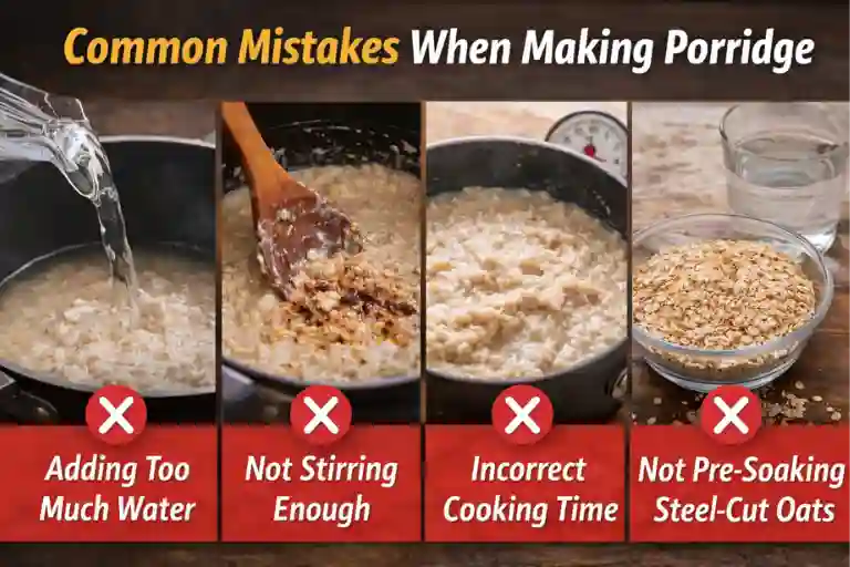 Common Mistakes When Making Porridge