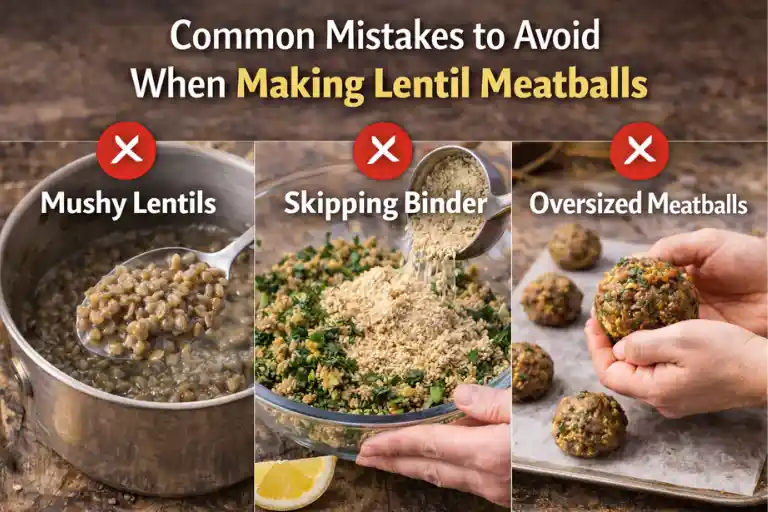 Common Mistakes to Avoid When Making Lentil Meatballs