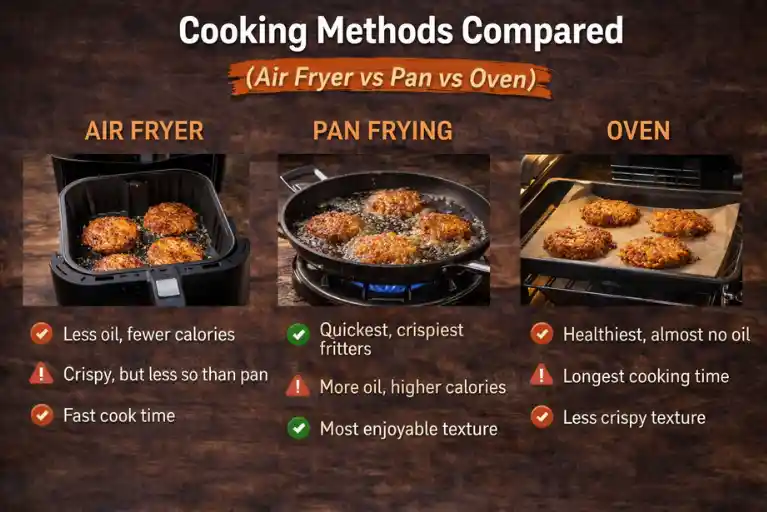 Cooking Methods Compared (Air Fryer vs Pan vs Oven)