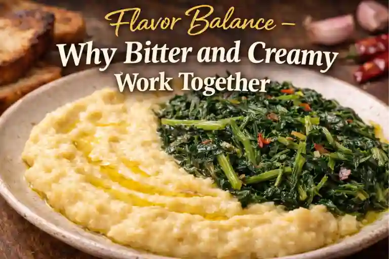 Flavor Balance – Why Bitter and Creamy Work Together