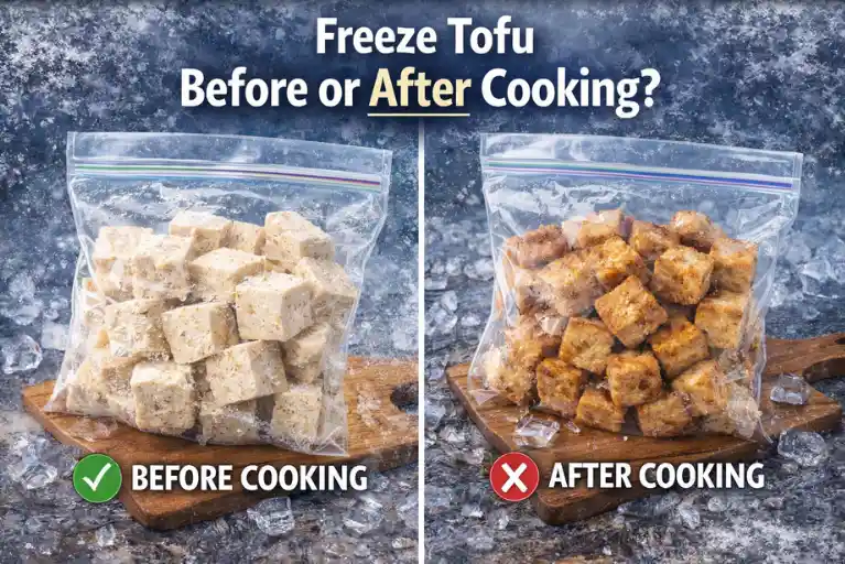 Freeze Tofu Before or After Cooking_