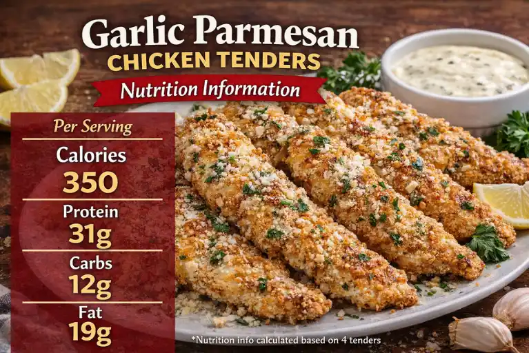 Garlic Parmesan Chicken Tenders Nutrition Information