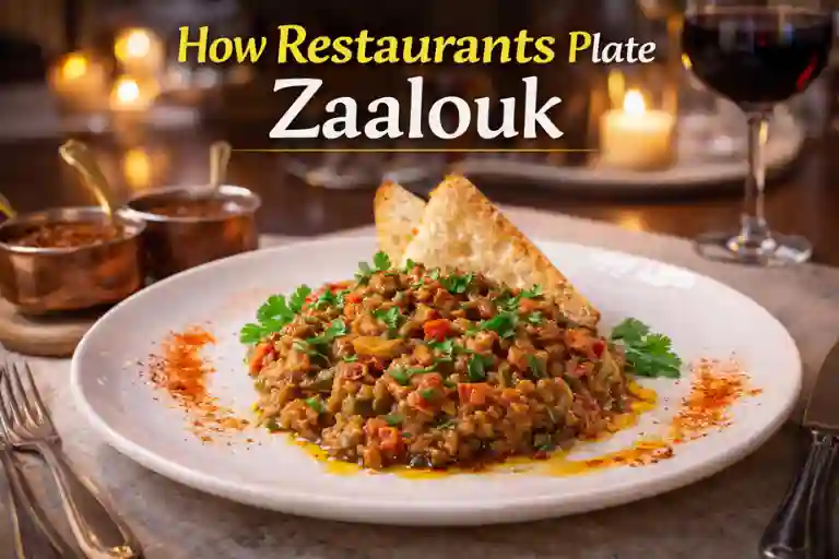 How Restaurants Plate Zaalouk