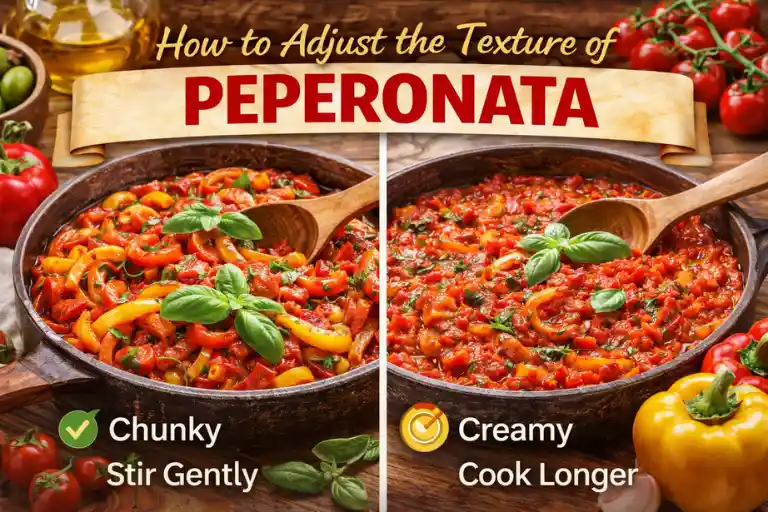 How to Adjust the Texture of Peperonata
