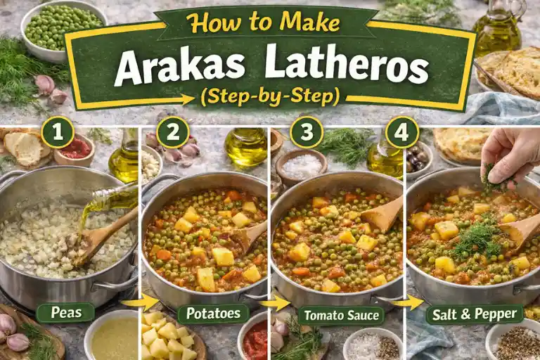 How to Make Arakas Latheros (Step-by-Step)