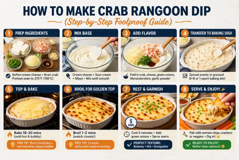 How to Make Crab Rangoon Dip (Step-by-Step Foolproof Guide)