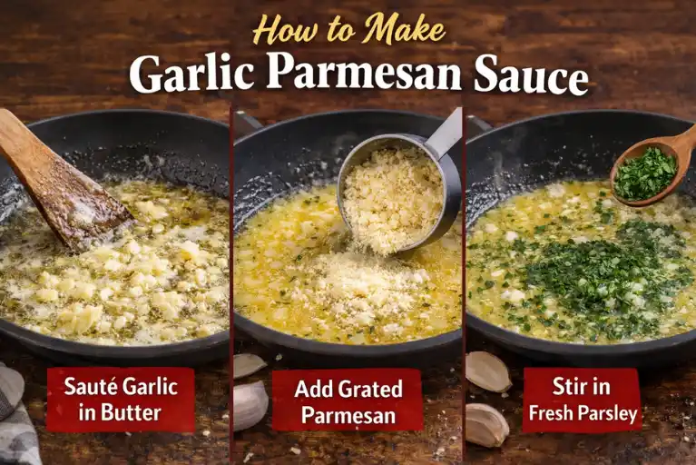 How to Make Garlic Parmesan Sauce