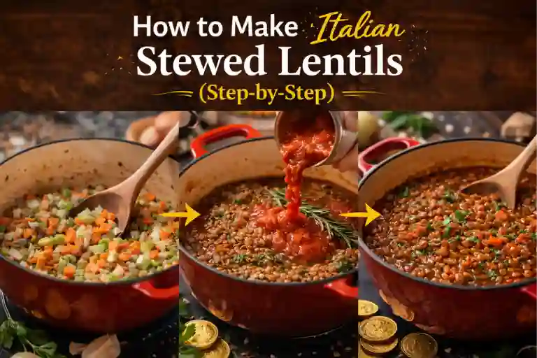 How to Make Italian Stewed Lentils (Step-by-Step)